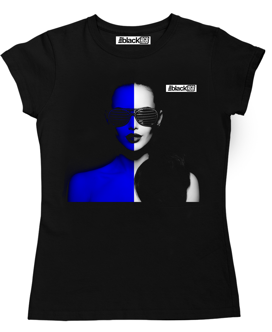Glamour Woman Diamond Sunglasses Blue - koszulka damska